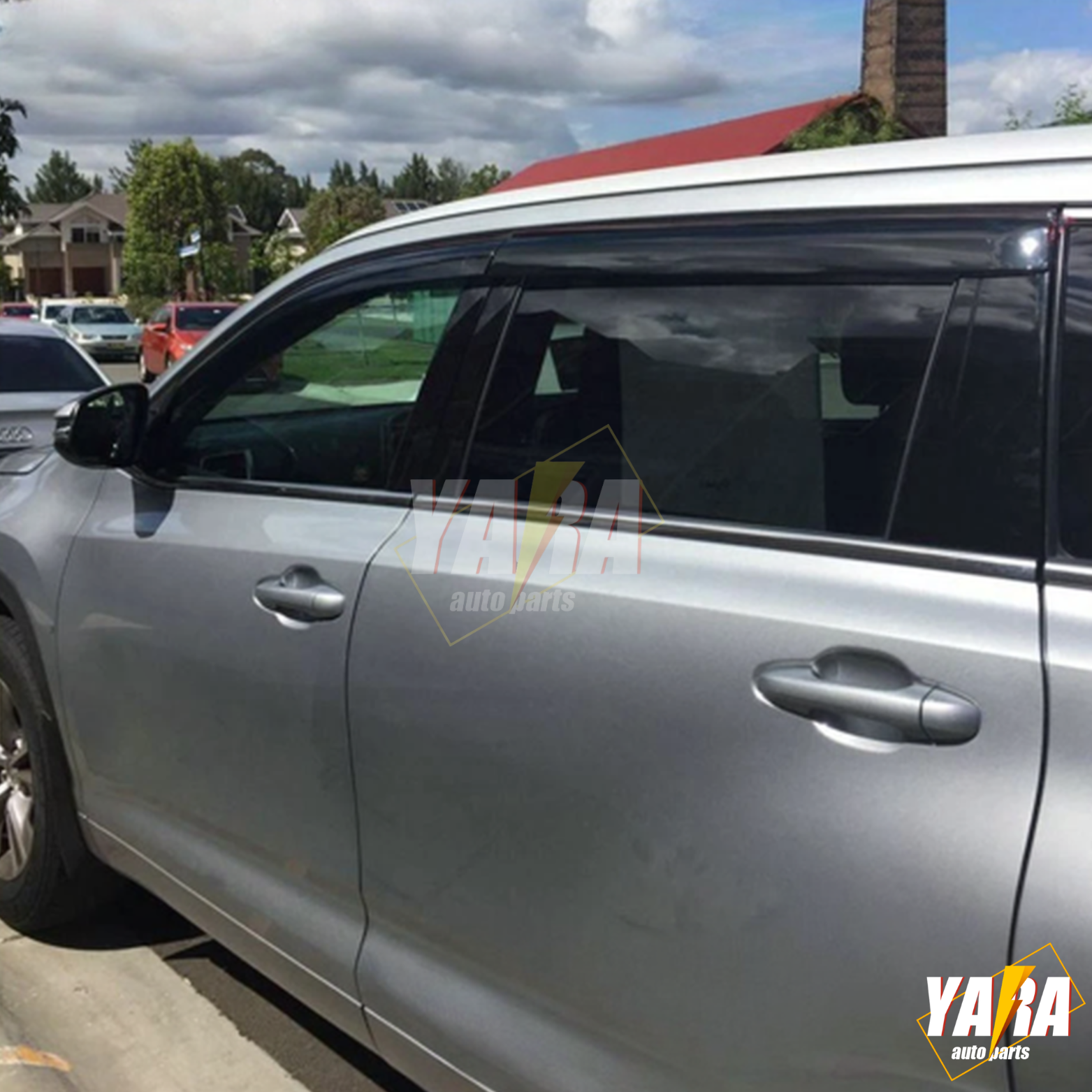 Premium Weather Shields Window Visors suitable for Kluger 2013-2020 4pcs
