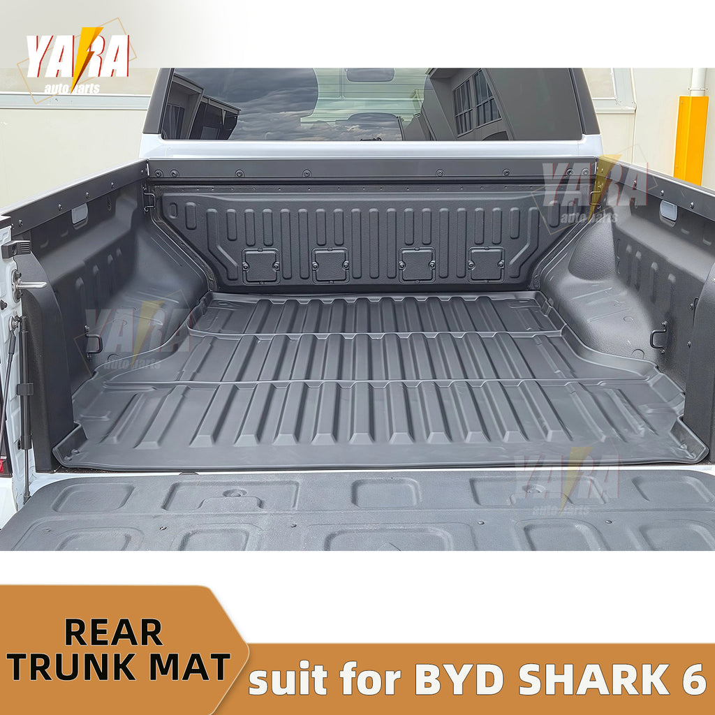 For BYD Shark 6 Ute Truck Pickup Rear Trunk Bed Liner Cargo Mat TPE Protection