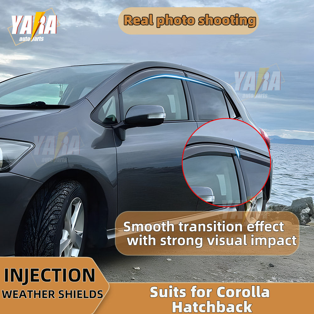 Luxury Weathershields Weather Shields for Corolla Hatch 5D 2007-2011