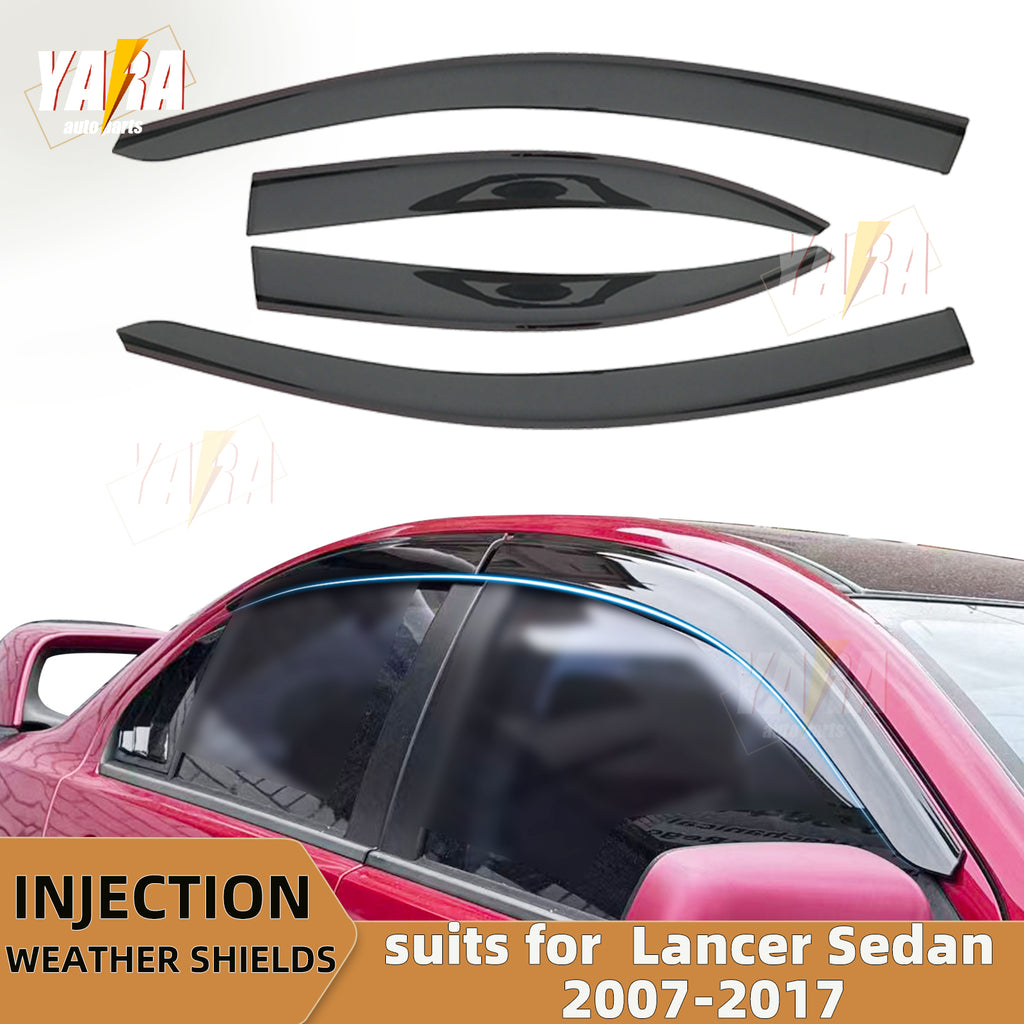 Injection Weather Shields Weathershields Suitable for Mitsubishi Lancer CJ 2007+