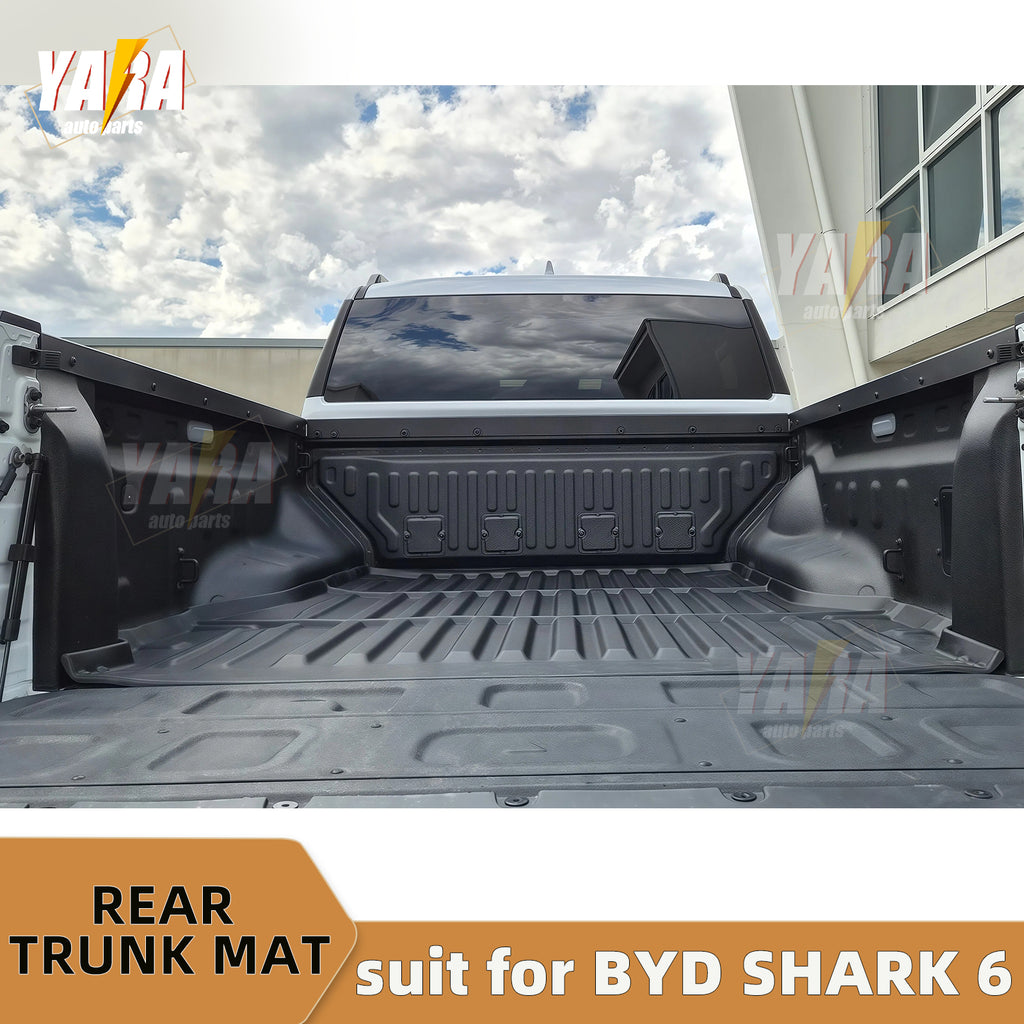 For BYD Shark 6 Ute Truck Pickup Rear Trunk Bed Liner Cargo Mat TPE Protection