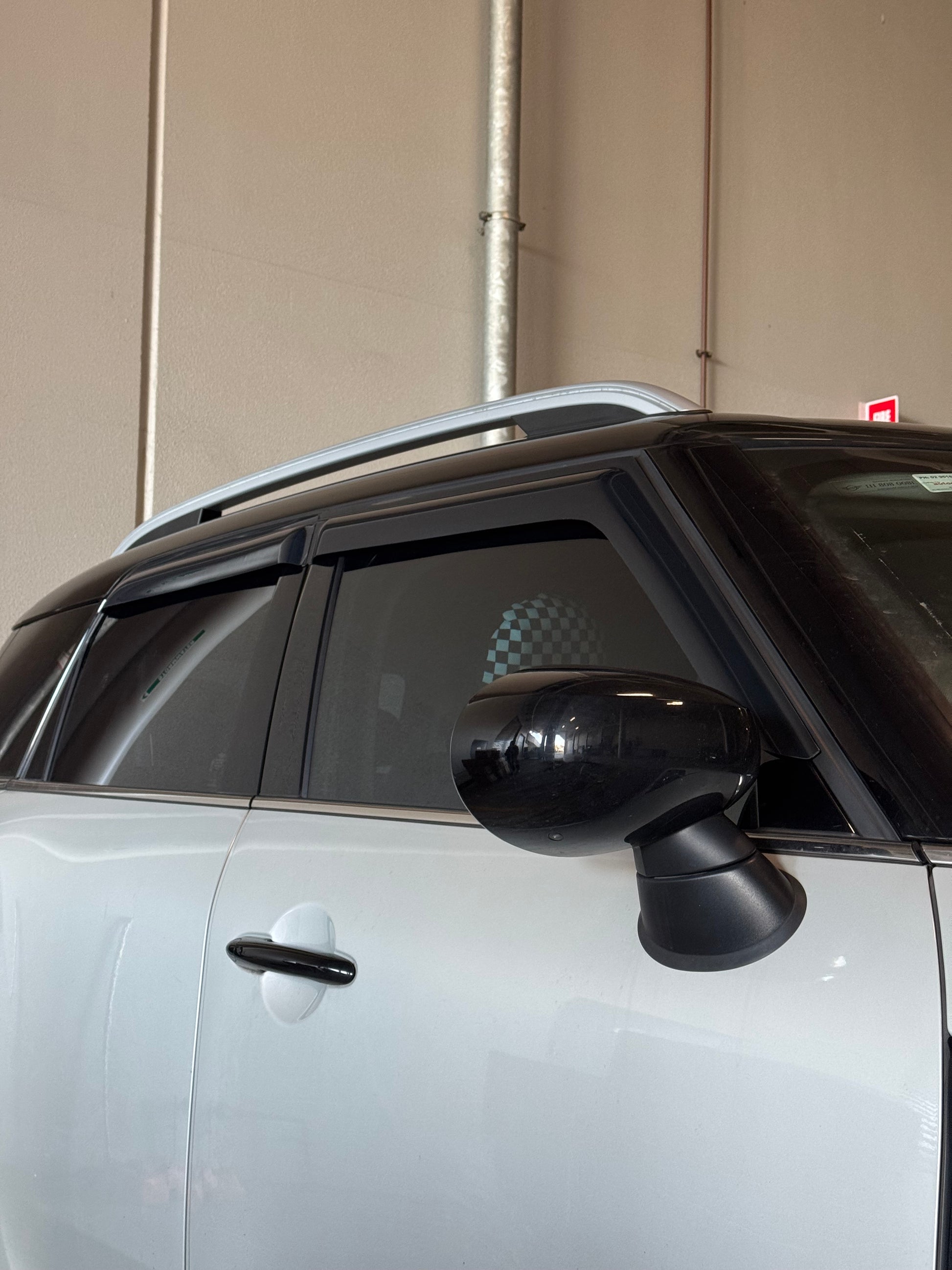 Window Visors Weather Shields for MINI Countryman F60 2017–2023 (Cooper / S / JCW) – Set of 4