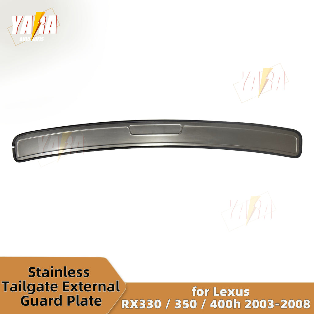 Stainless Steel Rear Bumper Guard / Tailgate Sill Plate for Lexus RX330 RX350 RX400h 2003-2008