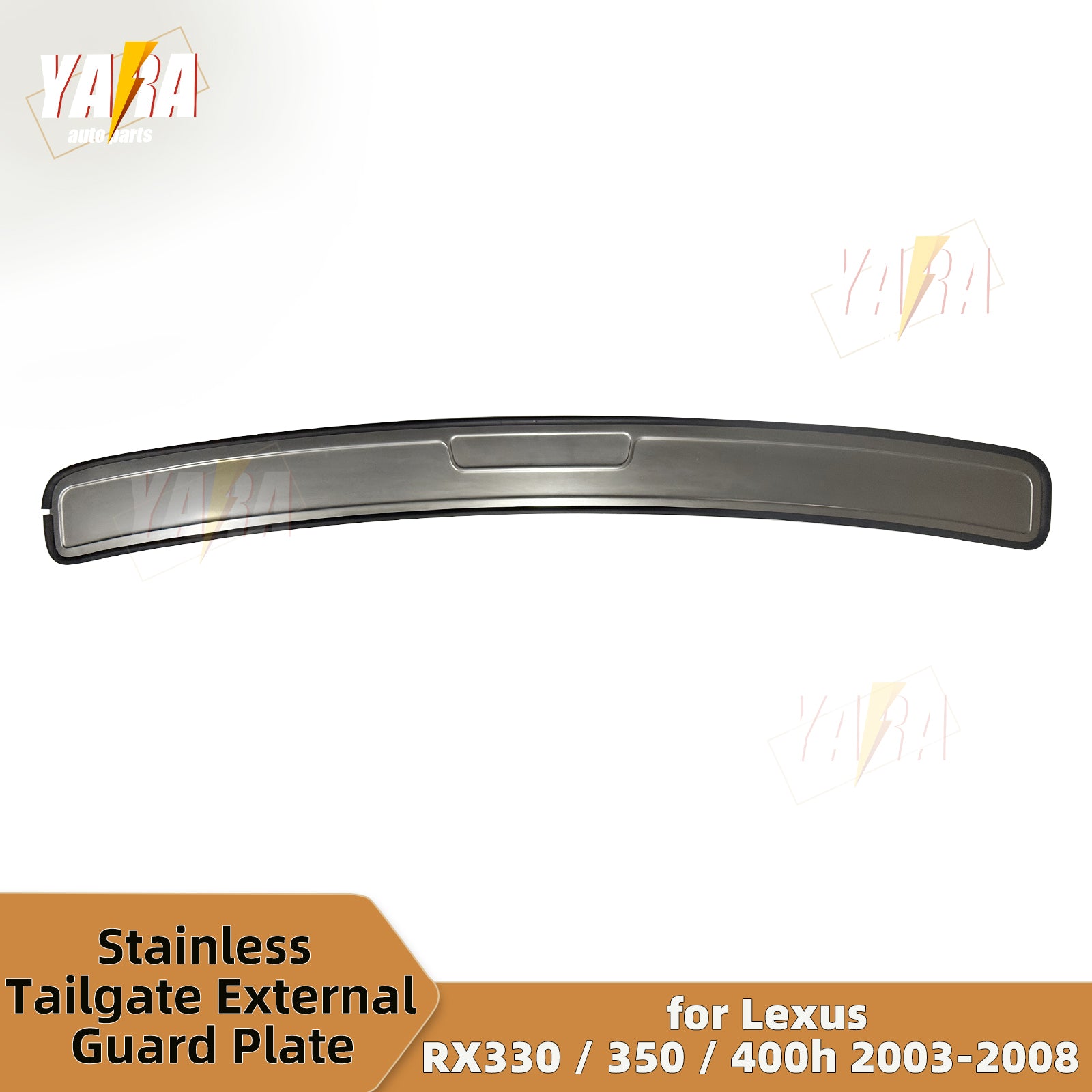 Stainless Steel Rear Bumper Guard / Tailgate Sill Plate for Lexus RX330 RX350 RX400h 2003-2008