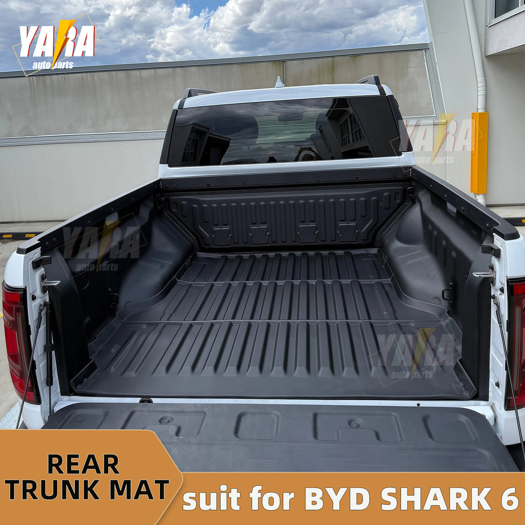 For BYD Shark 6 Ute Truck Pickup Rear Trunk Bed Liner Cargo Mat TPE Protection