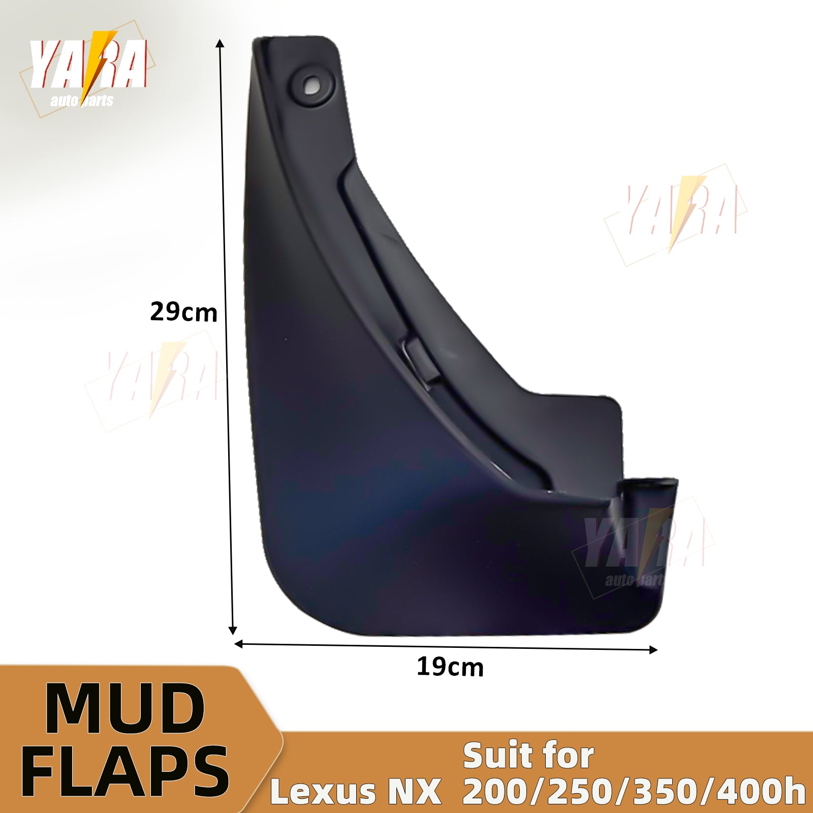 4pcs Mud Flaps Splash Guards for Lexus NX Series 2022-2025 Front & Rear Set