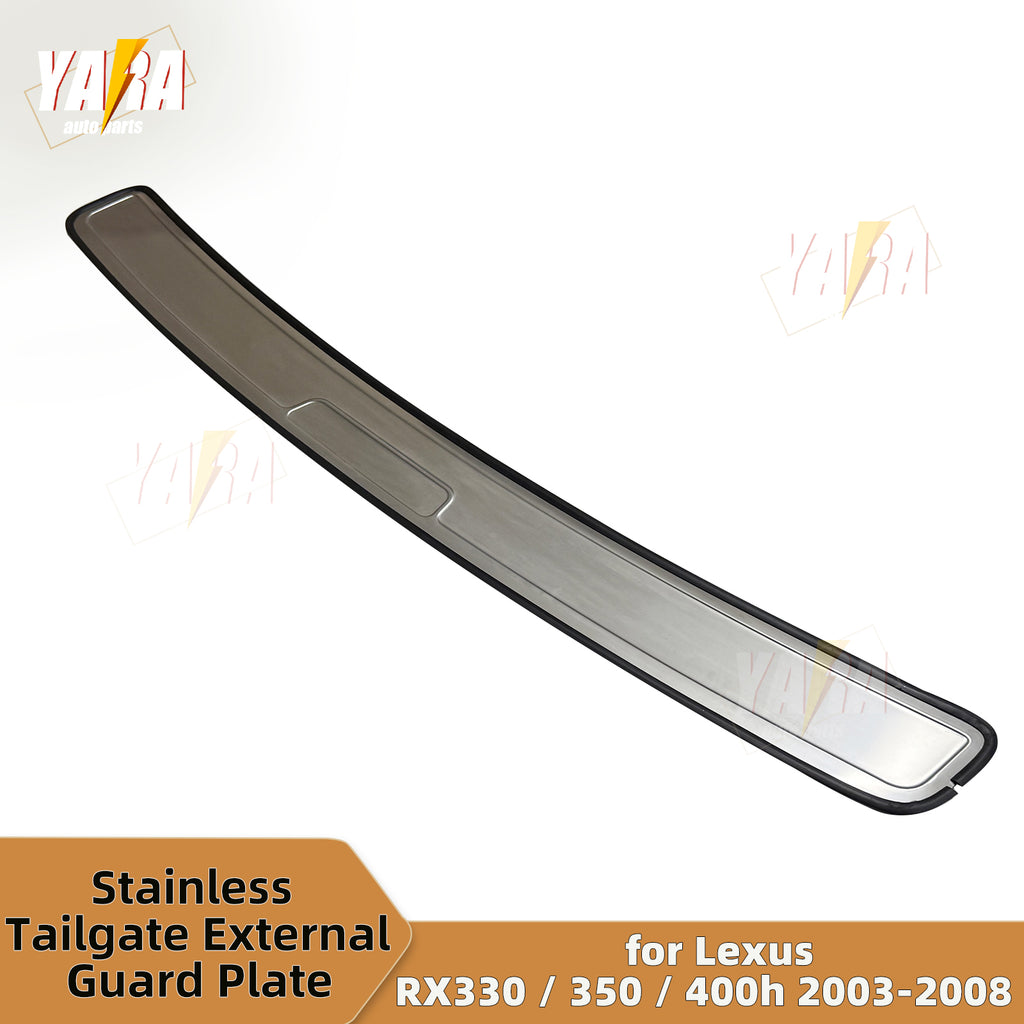 Stainless Steel Rear Bumper Guard / Tailgate Sill Plate for Lexus RX330 RX350 RX400h 2003-2008
