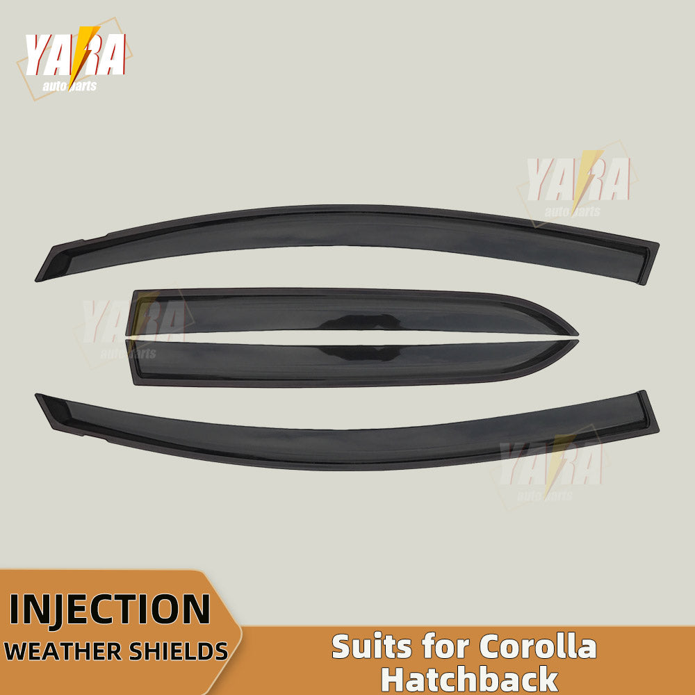 Luxury Weathershields Weather Shields for Corolla Hatch 5D 2007-2011