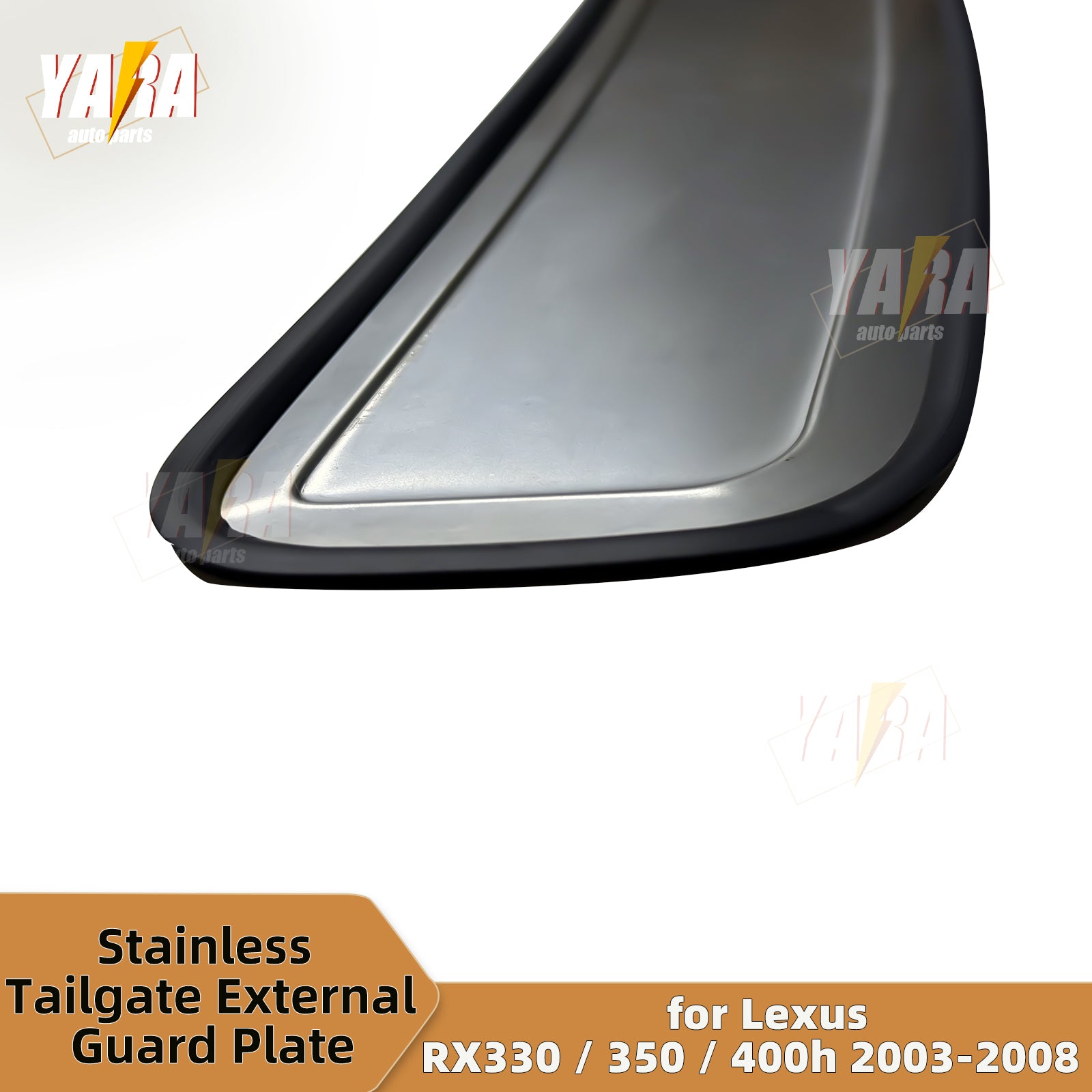 Stainless Steel Rear Bumper Guard / Tailgate Sill Plate for Lexus RX330 RX350 RX400h 2003-2008