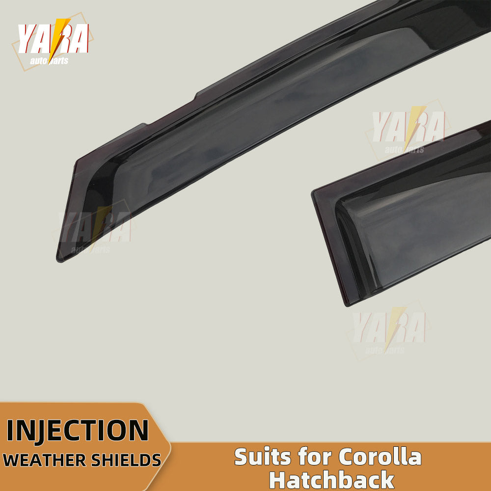Luxury Weathershields Weather Shields for Corolla Hatch 5D 2007-2011