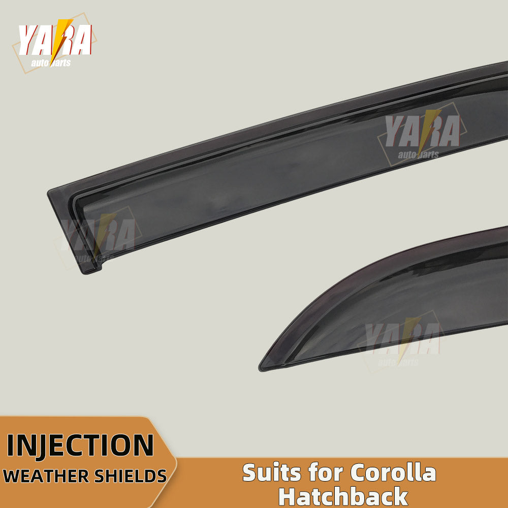 Luxury Weathershields Weather Shields for Corolla Hatch 5D 2007-2011