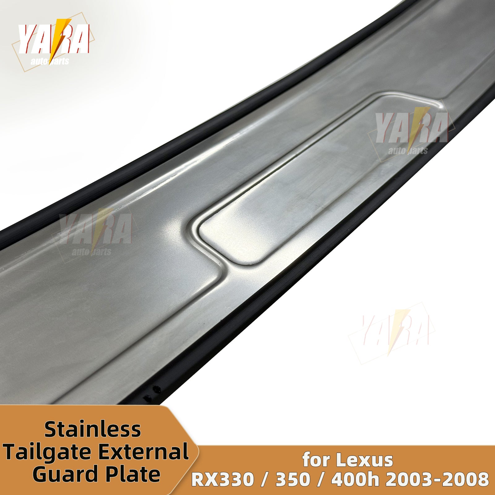 Stainless Steel Rear Bumper Guard / Tailgate Sill Plate for Lexus RX330 RX350 RX400h 2003-2008