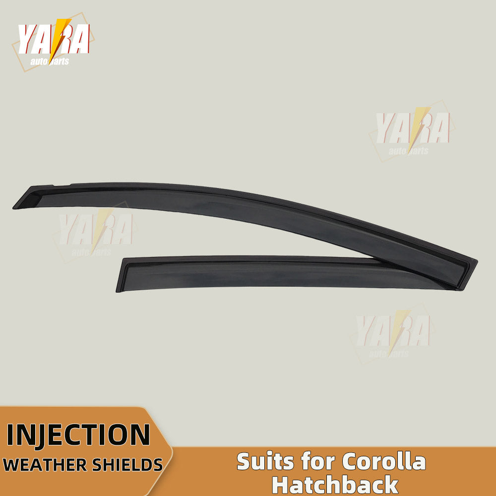 Luxury Weathershields Weather Shields for Corolla Hatch 5D 2007-2011