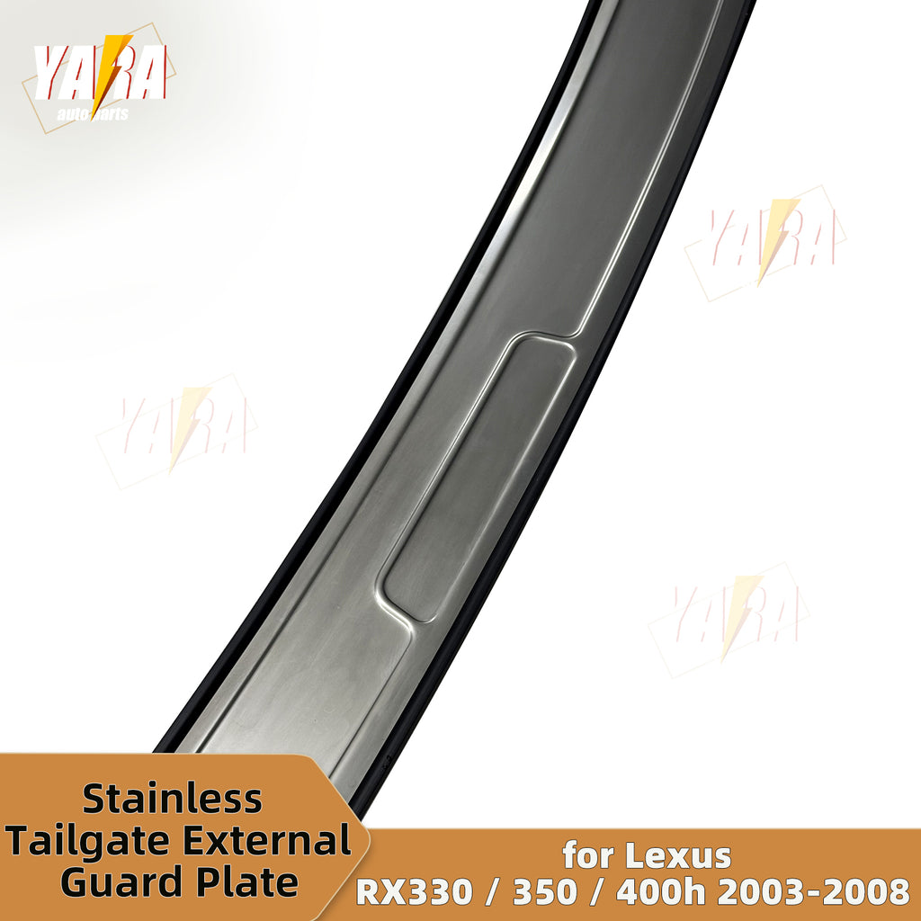 Stainless Steel Rear Bumper Guard / Tailgate Sill Plate for Lexus RX330 RX350 RX400h 2003-2008