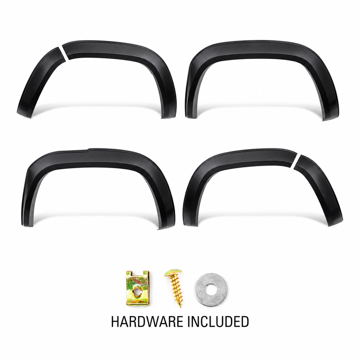 40mm Matte Black Fender Flares For Mitsubishi Triton MV 2024+ 6PCS
