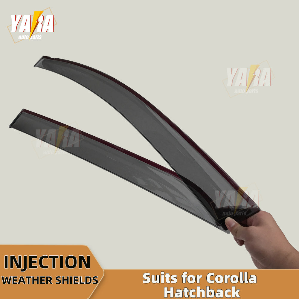 Luxury Weathershields Weather Shields for Corolla Hatch 5D 2007-2011