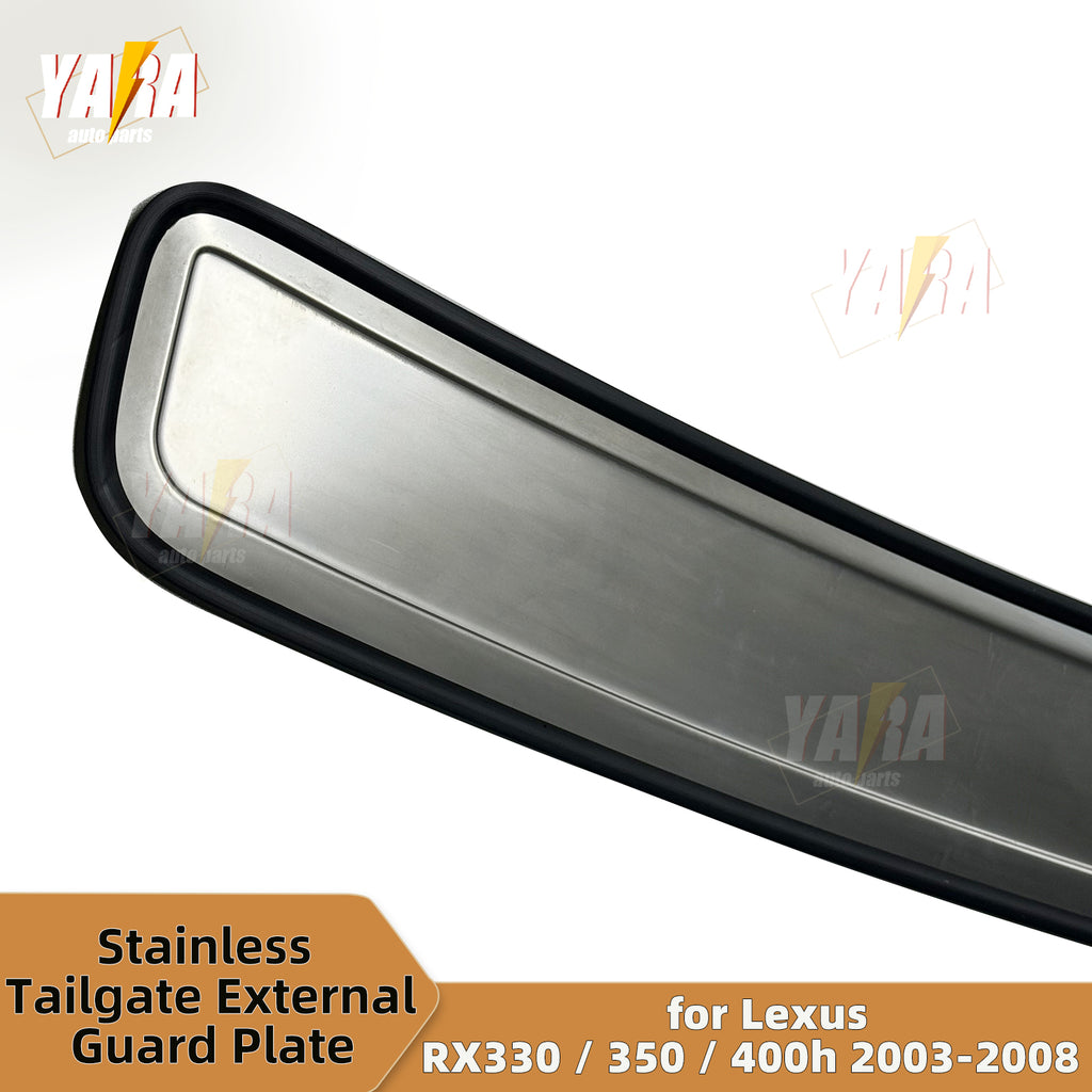 Stainless Steel Rear Bumper Guard / Tailgate Sill Plate for Lexus RX330 RX350 RX400h 2003-2008