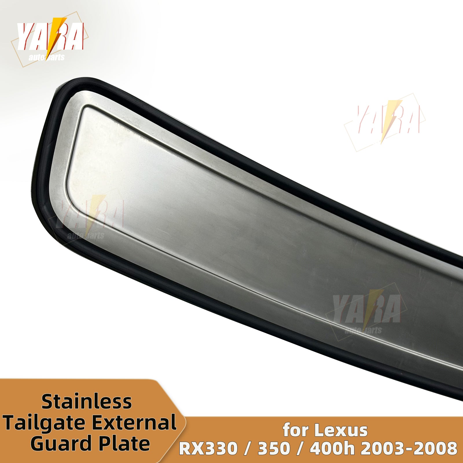 Stainless Steel Rear Bumper Guard / Tailgate Sill Plate for Lexus RX330 RX350 RX400h 2003-2008