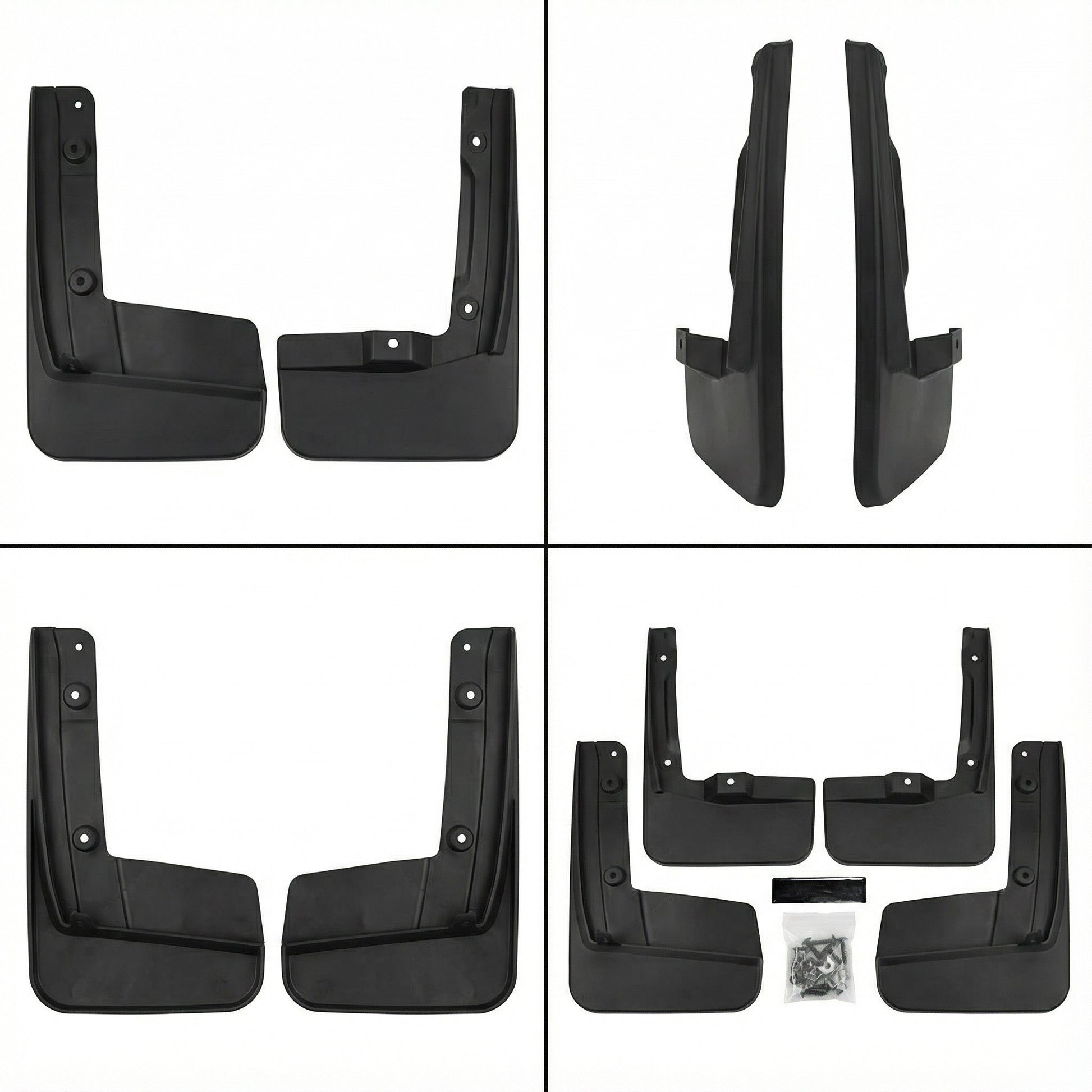 4Pcs Commercial Mud Flaps Splash Guards for Toyota Hiace H300 Series (2019-Present) Van Bus – Custom Fit Set