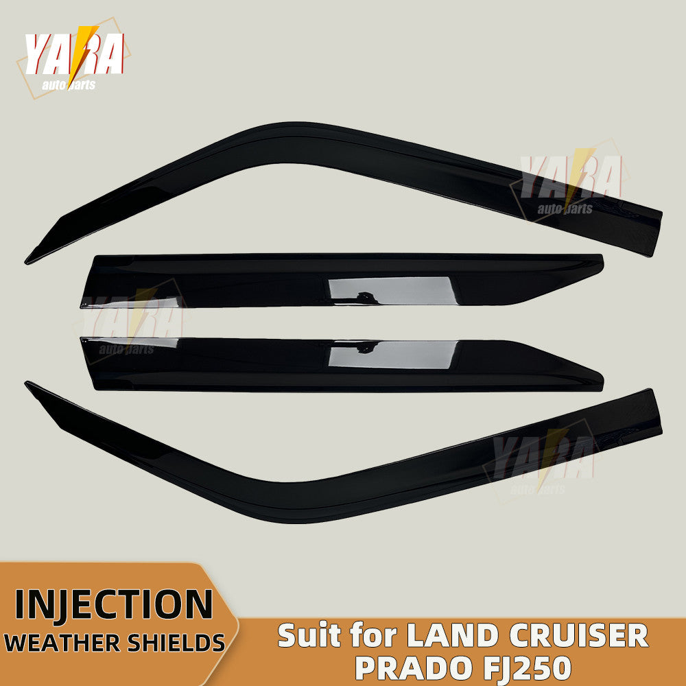 Injection Weather Shields for Toyota Land Cruiser Prado FJ250 (2024+) – Slimline Window Visors