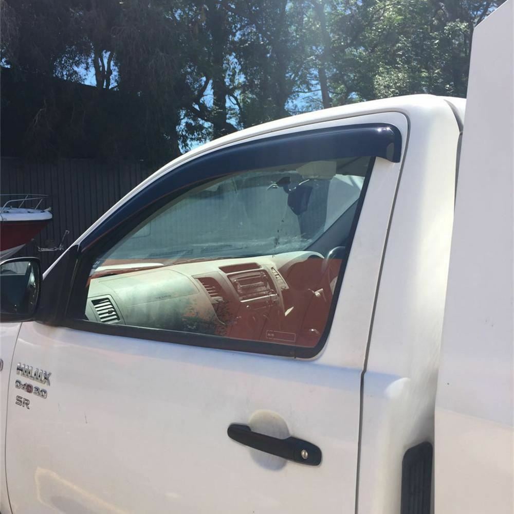 Premium Weather Shields Window Visors Suits for Hilux 2DR 2005-15 2PCS