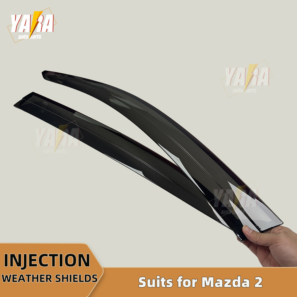 Injection Weather Shields Weathershields for Mazda 2 DJ Hatchback 2014-Onwards