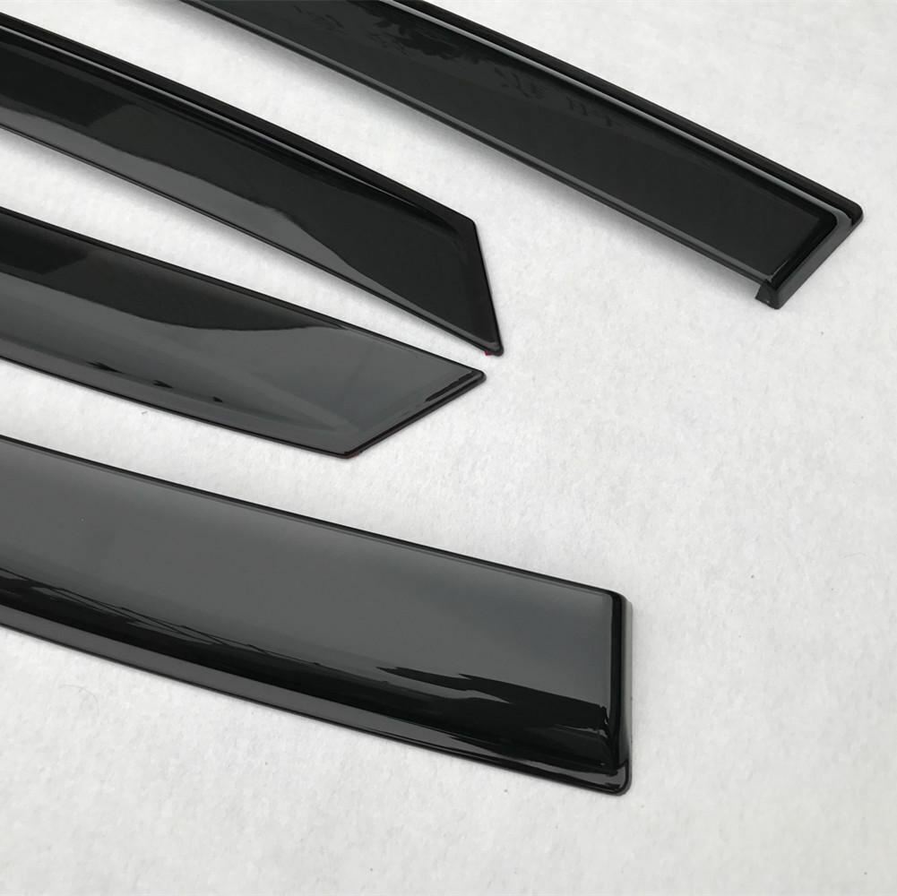 Injection Weathershields Window Visors suitable for Pulsar Sedan 2012-2017 tint