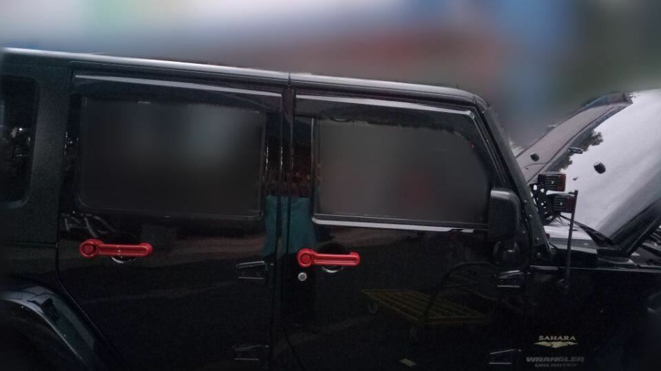 QUALITY Weather shields Weathershields Window Visors JEEP Wrangler JK 4DR 07-18
