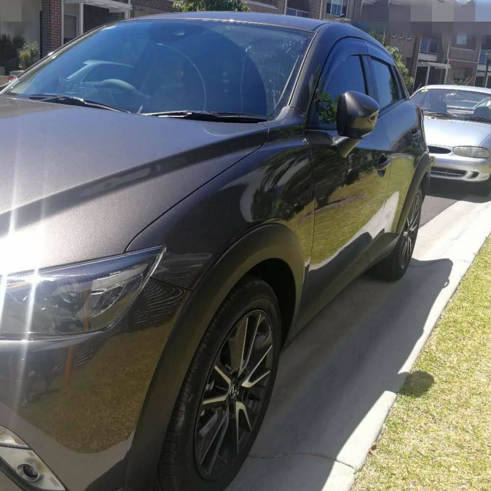 Weather shields Weathershield suitable for Mazda CX-3 CX3 2015-2025 tinted 4pcs