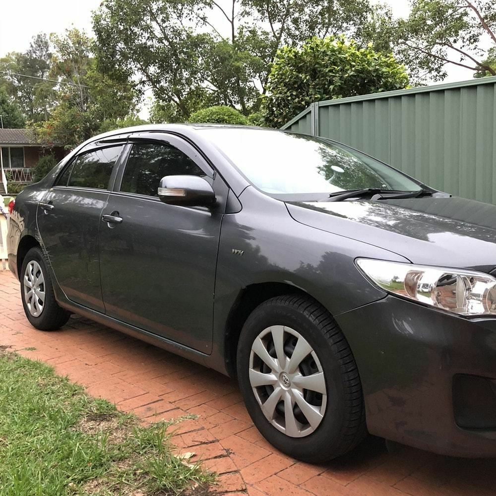 Mugen Weather Shields WeatherShields suits for Corolla 10th Sedan 2007-2013 4pcs