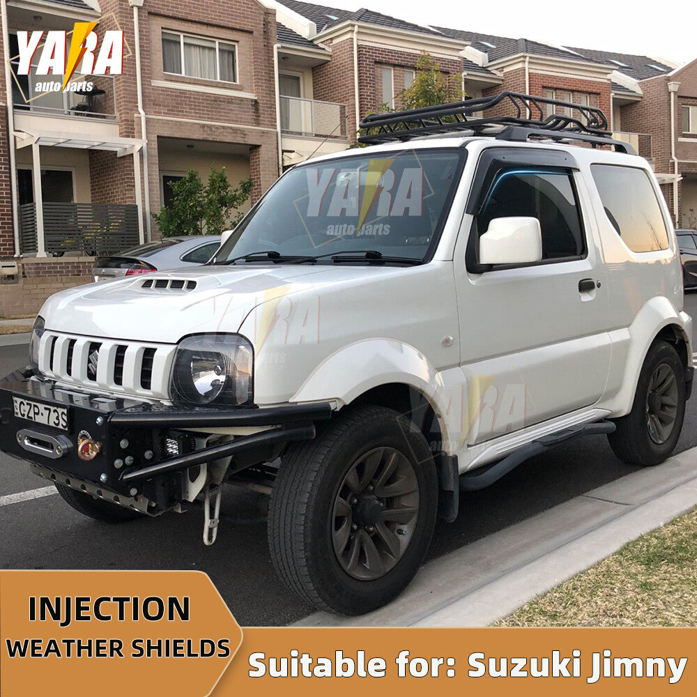 Injection Weathershields 2pcs Window Visors for Suzuki Jimny 3 Doors 1998-2017
