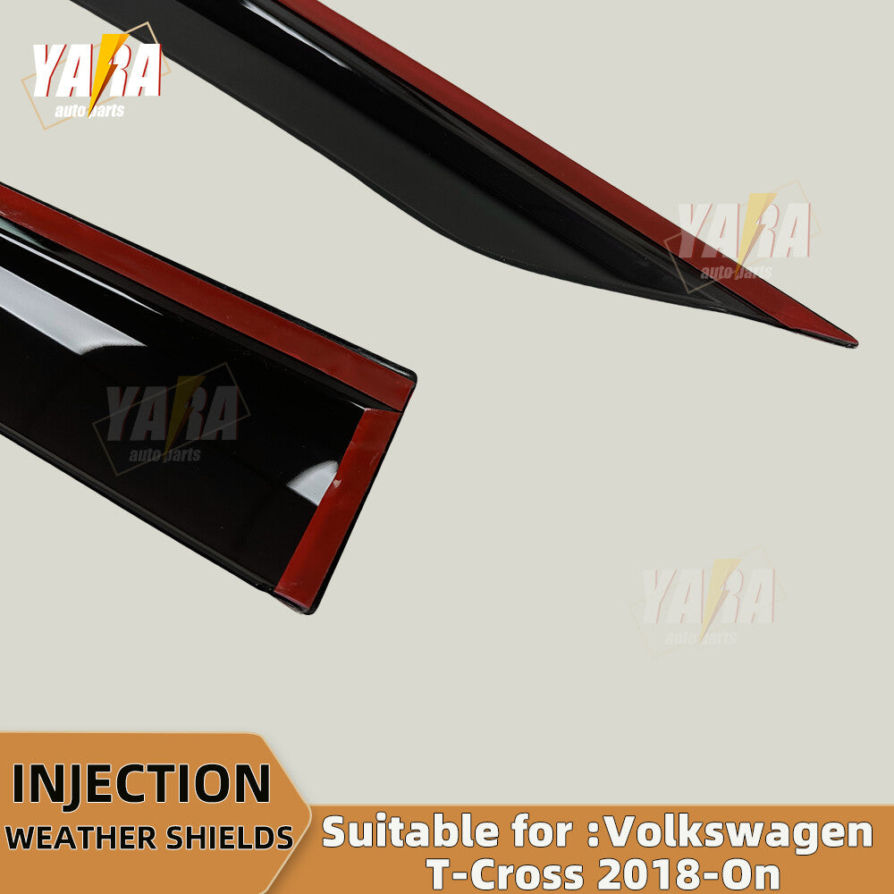 Luxury Weather Shields Weathershields for VW Volkswagen  T-CROSS 2018-On
