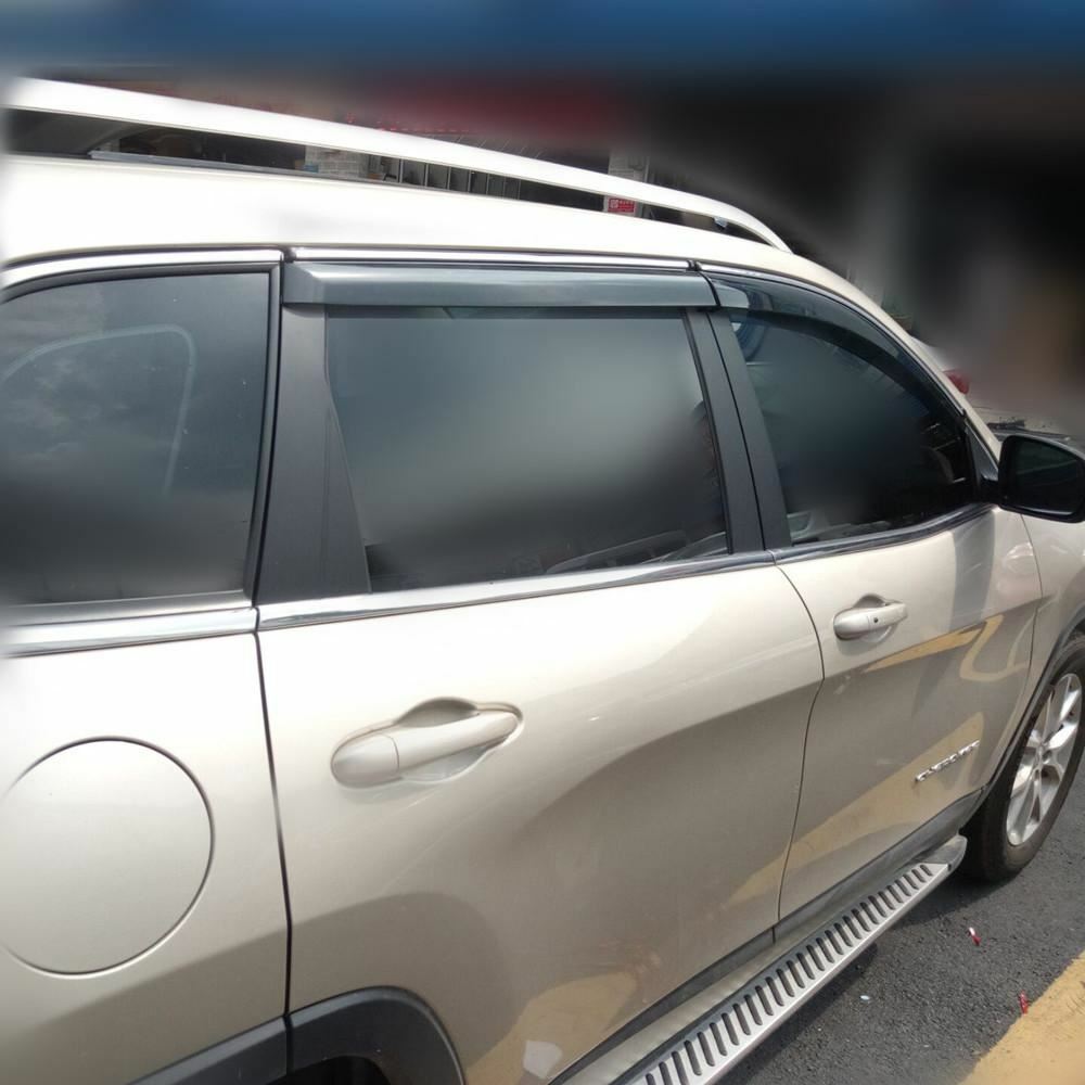 Injection Weather Shields Weathershields Suitable for Jeep Cherokee 2014-2018