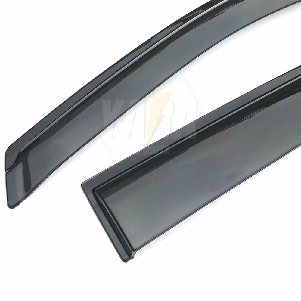 INJ Weather shields Weathershields Window visors for Holden COLORADO 12-19 Tinte