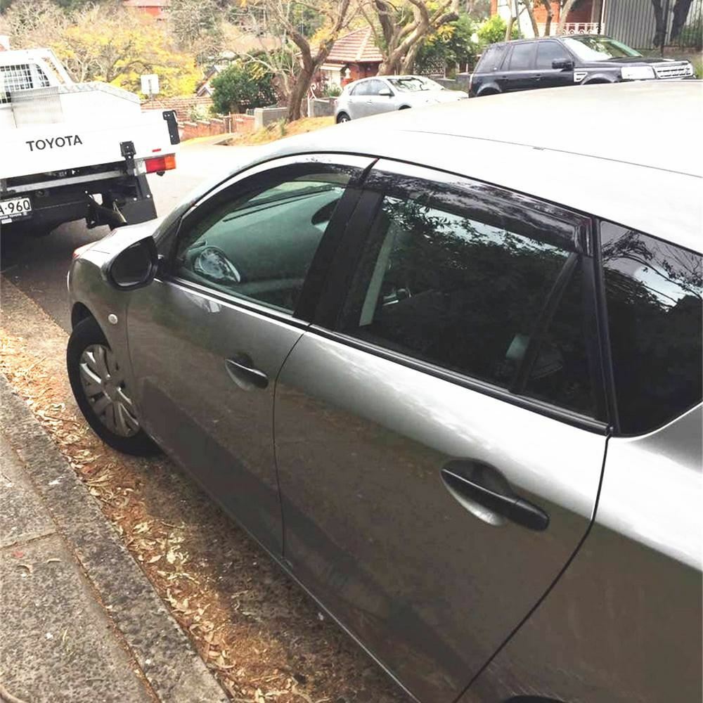 Weather Shields Weathershields Window Visor suitable for Mazda 3 2009-2013 HATCH