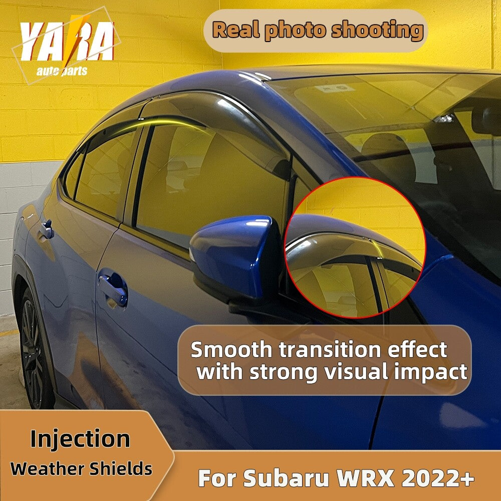 Injection Window Visor Weathershields For Subaru WRX VB 2022-2026