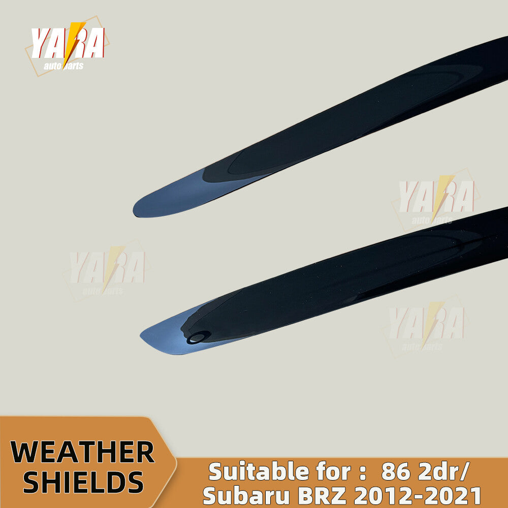 Window Visors Weather Shields for For Toyota 86 / Subaru BRZ (12-21) GT GT86 ZN6