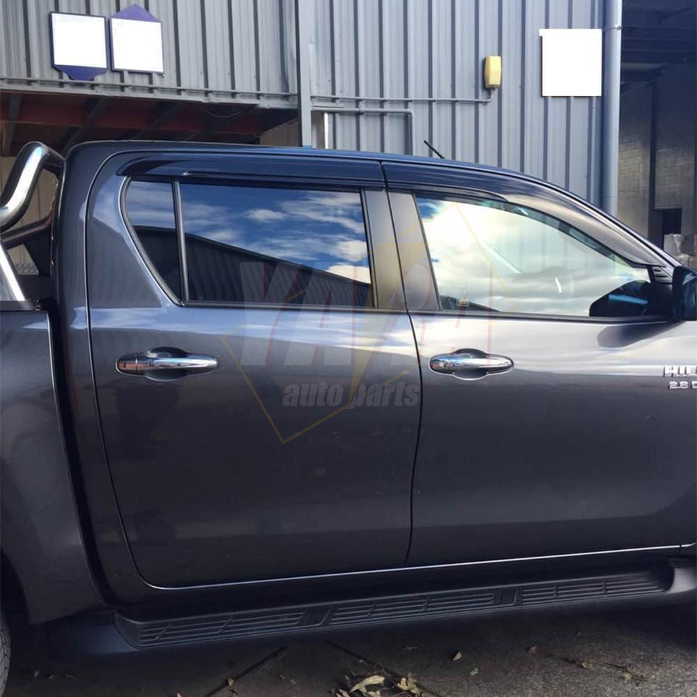 Weather Shields Weathershields Suitable for Hilux SR5 2015-2024 Daul Cab M70 M80