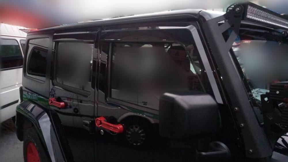 QUALITY Weather shields Weathershields Window Visors JEEP Wrangler JK 4DR 07-18