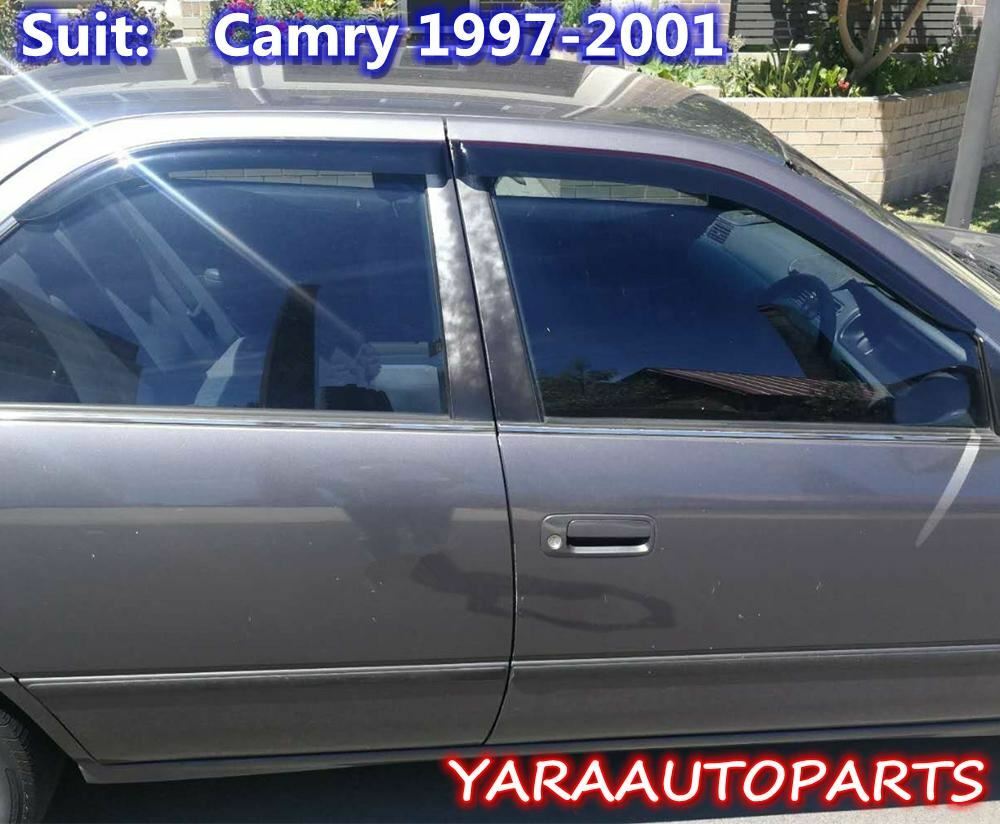 Premium Weather shields Weathershields suits for Camry 1997-2001 Tinted 4pcs
