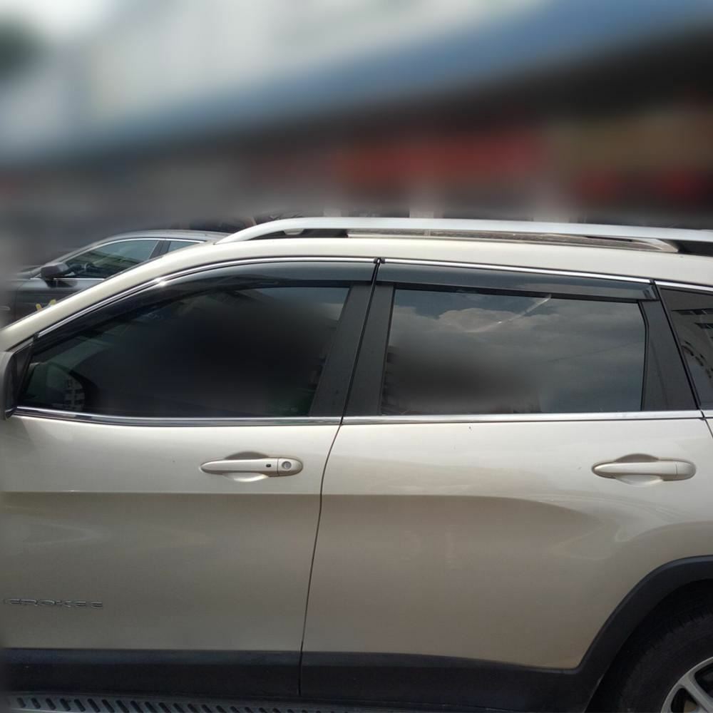 Injection Weather Shields Weathershields Suitable for Jeep Cherokee 2014-2018