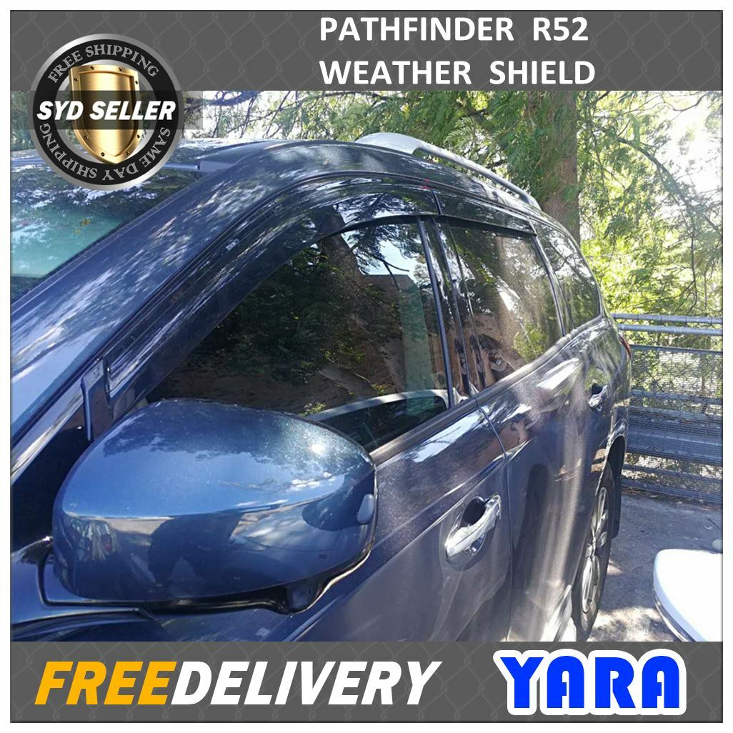 INJECTION Weather shield weathershields suits for Pathfinder R52 2013-2020 Tinte