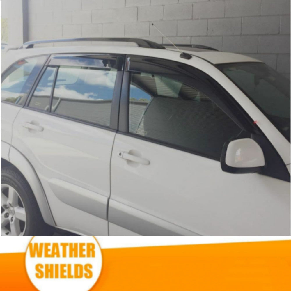 Premium Weather shields Weathershields Suitable for Rav4 2001-2005 tinted 4pcs