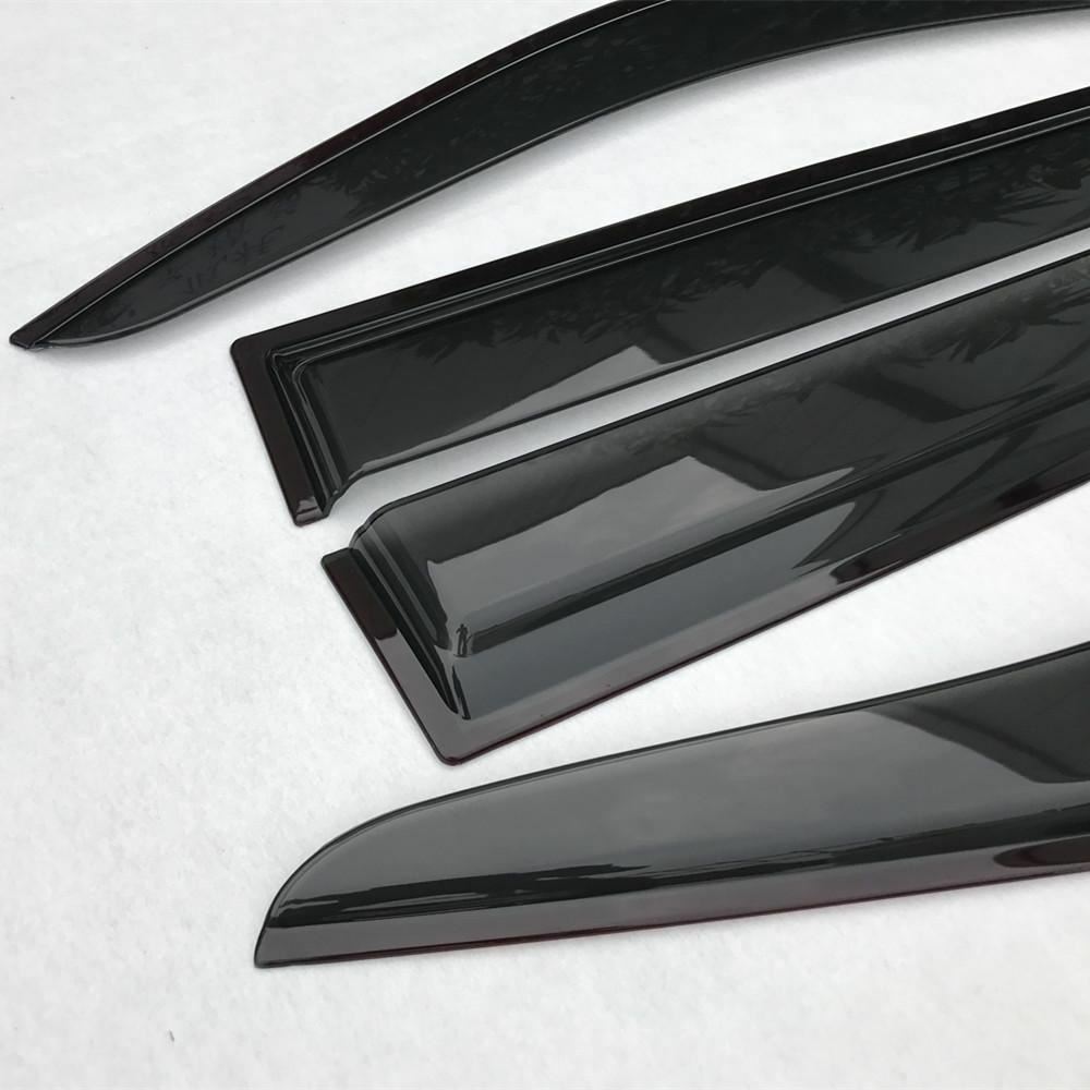 Injection Weather Shields Weathershield suits for Navara D40 2006-2015 tinted