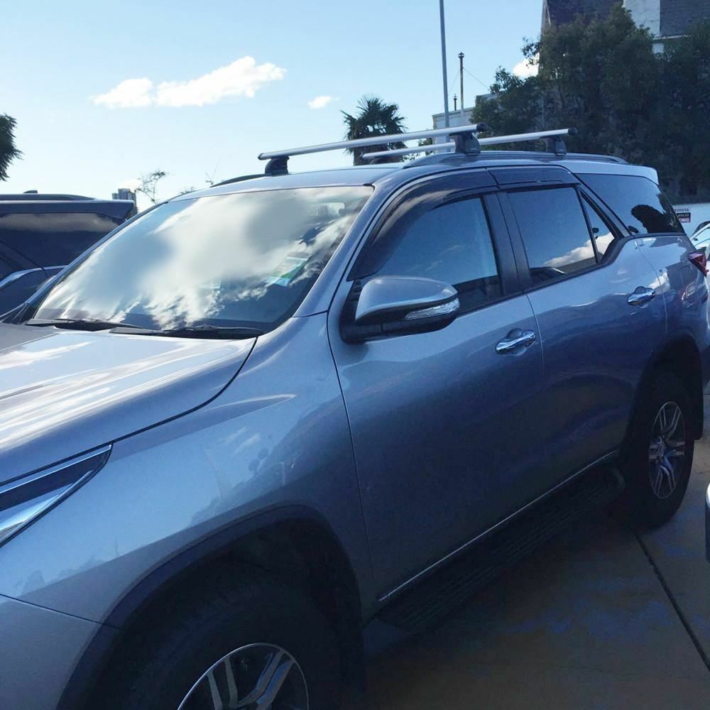 Injection WeatherShields Weather Shields Window Visor suits for Fortuner 2015-22