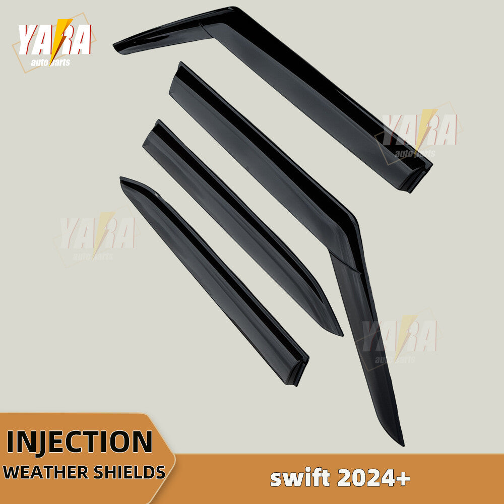 Injection Weather Shields Weathershields Sun visors for Suzuki Swift 2024+ 4pcs