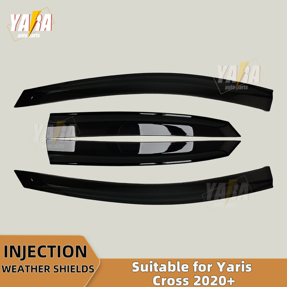 Injection WeatherShields 4pcs  weather shields for Toyota Yaris Cross 2020+