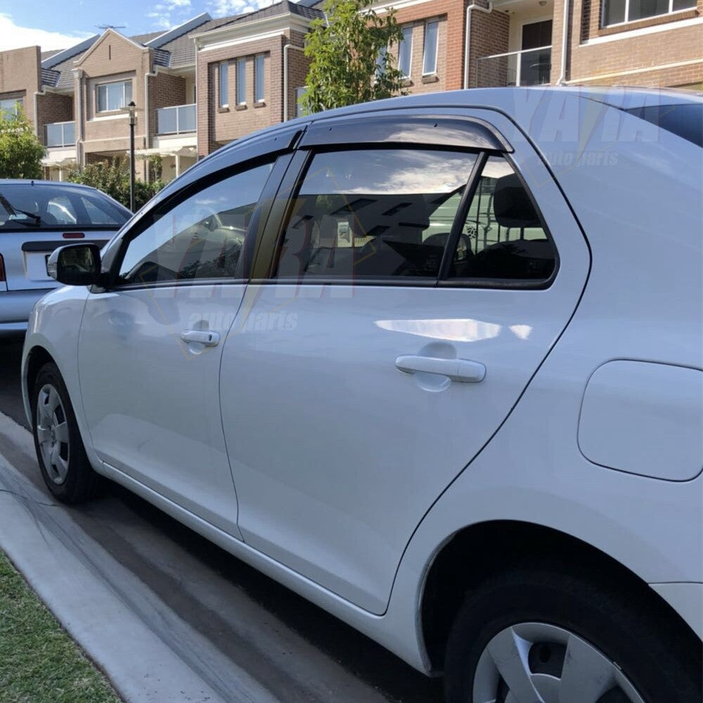 Quality Weather Shields WeatherShields suitable for Yaris Sedan 2007-2012 Tinted