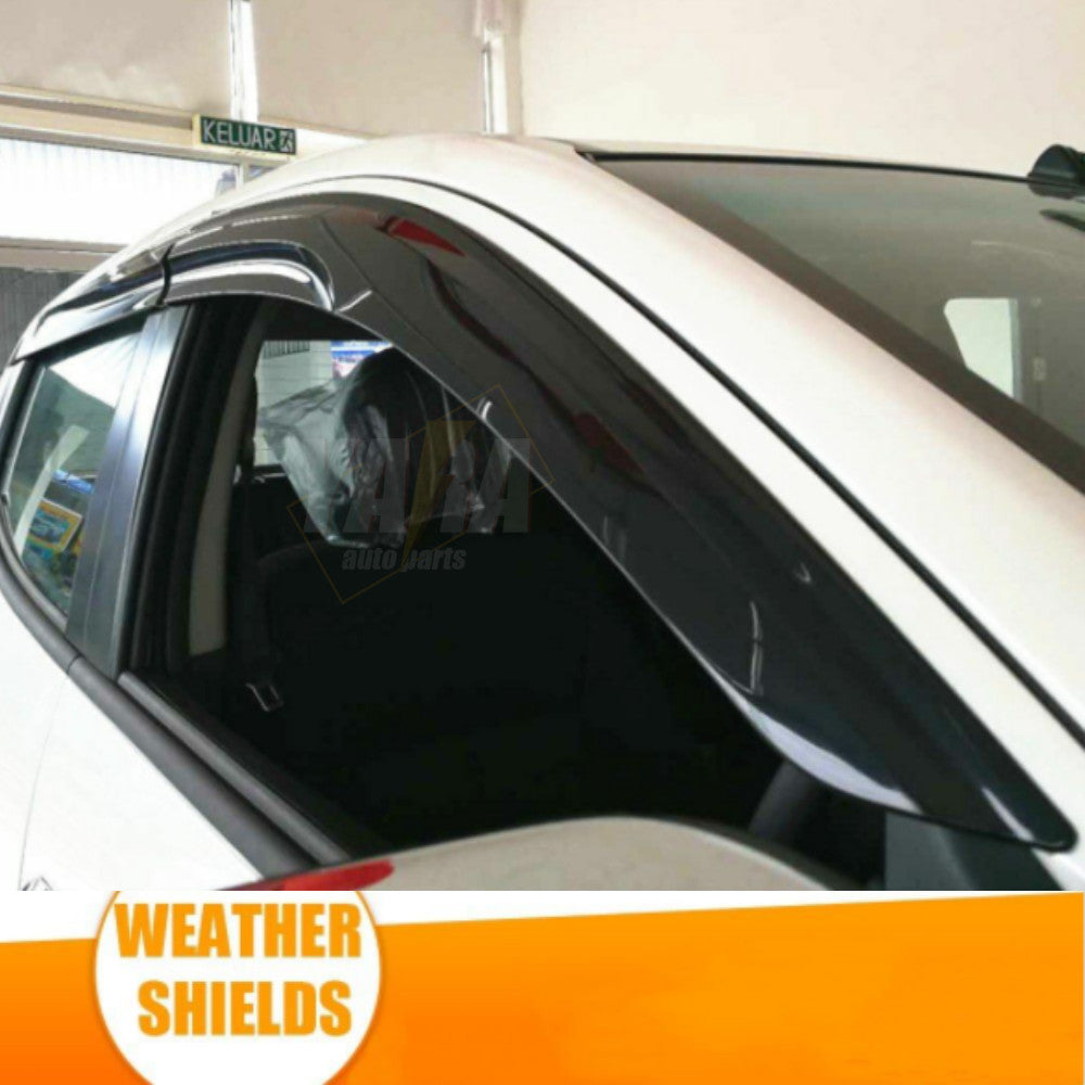 Mugen Injection WeatherShields Window Visors suitable for Triton MQ 2015-2018