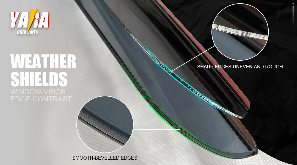 Weather shields Weathershields suitable for Suzuki Ignis 2017-On Tinted 4pcs